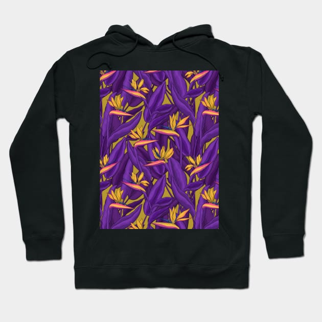 Bird of paradise garden 3 Hoodie by katerinamk